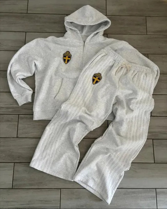 Sweatpants Suit Y2K Mens